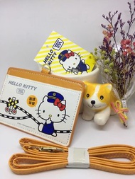新太魯閣Hello kitty 列車 橘色票卡夾-限定版