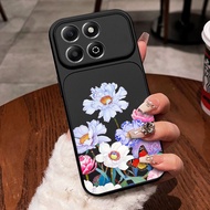 VRQR Elegant Peony Casing for Motorola Moto G15 G75 G85 G06 G56 G86 G17 5G Silicone Shockproof Phone