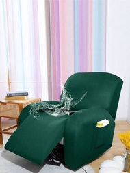 1 件 Tpu 薄膜覆蓋彈性防水牛奶絲純色按摩椅沙發套