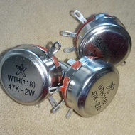 Potentiometer WTH118 47K Ohm 2W WTH118-2W 47k