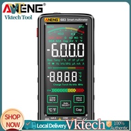ANENG 683 มัลติมิเตอร์อัจฉริยะแบบสัมผัส เครื่องวัดแรงดันไฟฟ้า AC/DC แอมแปร์ เครื่องทดสอบไดโอดตัวต้าน