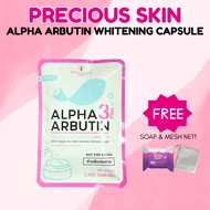 Alpha Arbutin Whitening Capsule by PRECIOUS SKIN | FREE SOAP & NET | Made