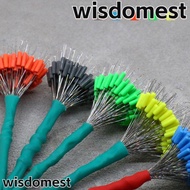 WISDOMEST 200pcs Rubber Bean, transparent Float Fishing Bobber Stopper,  Fishing Supply high concent