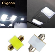 C5GOON 1Pc 31mm 12smd COB LED Bulbs For Car Interior Dome Map Lights White C9S6