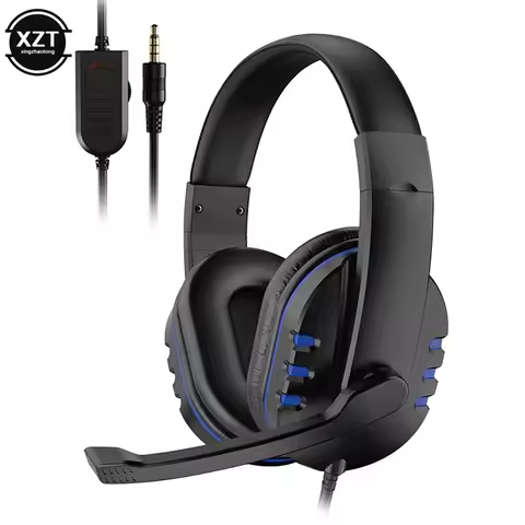 Wired Gaming Headphones Gamer Headset with Microphone For PC Computer Laptop PS4 PS5 Play Station 4 