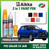 [ Perodua ATIVA ] Aikka Paint Pen Touch Up Paint Pen 2 in 1