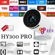 【รับประกัน3ปี (กรุงเทพฯ)】Benkshop HY320 mini projector 4K โปรเจคเตอร์มินิต่อกับมือถือ โปรเจคเตอร์ 4k