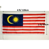 Bendera Malaysia 2x4 ft