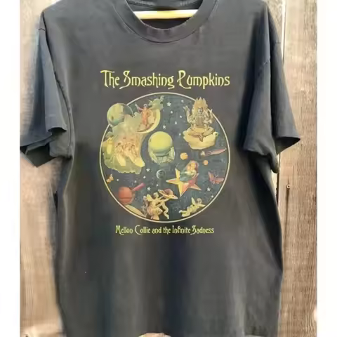 Retro T-shirt Men's T-shirt The Smashing Pumpkins Mellon Collie And The Infinite Sadness Tour Spring