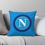 MKHKXOIHIOHWG 529 SSC Napoli Square ปลอกหมอนปลอกหมอนอิงตกแต่งผ้าลินินโพลีเอสเตอร์กำมะหยี่แบบรูดซิปเคสเบาะนั่งในบ้าน