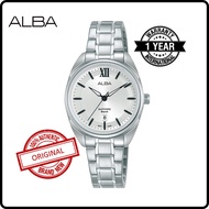 VJ22-X351RSBS (AH7Y59X1) ALBA PRESTIGE Ladies Original Brand New Quartz Sapphire Glass Silver Dial Stainless Steel Watch