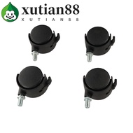 XUTIAN Chair Wheel Rotating Universal Black For Industrial Furniture with Brake Trolley Replacement 