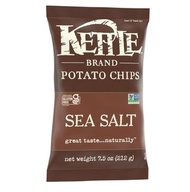 Kettle Brand Sea Salt Potato Chips 海鹽味厚切薯片 7.5oz / 212g【084114902153】