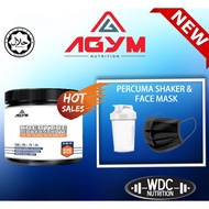 AGYM NUTRITION CREATINE MONOHYDRATE 300G - Free Shaker & Face Mask
