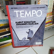 MAJALAH TEMPO KABUT KEMATIAN JOHANNES MARLIEM 21-27 AGUSTUS 2017