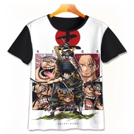 One Piece Anime Kids T-Shirt v4 One Piece TV Animation Cartoon Kids 3D Printing Shirt For Ages 1-12 