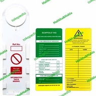 Scaffold Inspection Tags - Popular Safety Signs