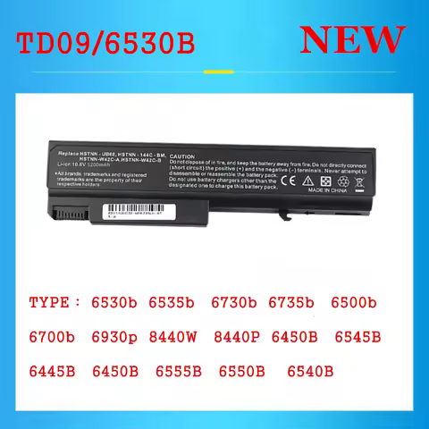 New TD06 Laptop Battery For HP ProBook 6550b 6555b TD06 TD09 TD06XL HSTNN-IB1C HSTNN-DB0E HSTNN-C66C