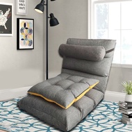 Malaysia Stock Fast Shipping 懒人沙发榻榻米可折叠单人靠背椅子地板沙发Lazy Sofa Tatami Foldable Single Back Chair Floor S