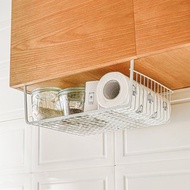 日本霜山 懸掛夾式櫥櫃下/層板分隔收納籃