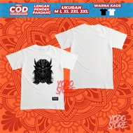 HITAM Kaos Distro Baju Tshirt Mask Black