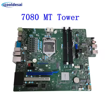 Original 100% Test for Dell Optiplex 7080 MT Tower Desktop Motherboard CN-0J37VM 0RN0628 0C52RJ DDR4