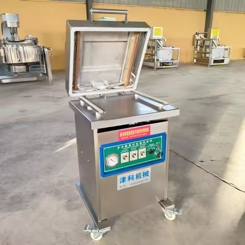Industrial Single Chamber Vacuum Packaging Machine Apparel Vacuum Packing Machines For Small Busines