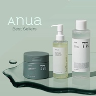 Anua Heartleaf Best Sellers 77% Soothing Toner & Pore Control Cleansing Oil & 77 Clear Pad