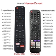 Suitable for Hisense Devant Smart TV Remote Control EN2BC27D N2BC27 EN27BE27D EN2BE27D EN2BE27H EN2B