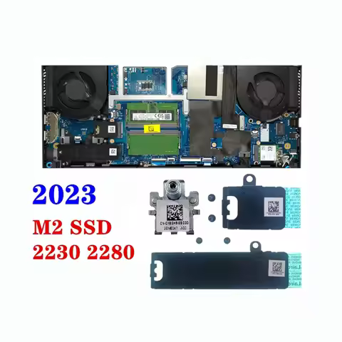 New Original Laptop M2 2230 2280 SSD Bracket With Heatsink Plate For Dell G15 5530 5531 5535 G16 763
