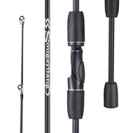 Sougayilang COD Joran Pancing Putar/Casting 2 Bagian 1.8M/6FT Bahan Serat Karbon Air Asin atau Air T