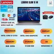 Laptop Baru Lenovo Ideapad Slim 1I 14 Core I3 1215U Ram 8Gb Ssd 512Gb