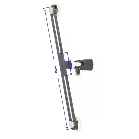 Alctron double microphone stand stereo recording dual microphone stand MAS020