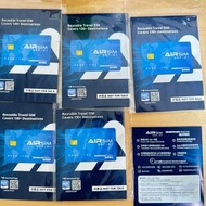 AIRSIM 無國界上網卡 (含 HK$20儲值額) 旅行用上網卡 data card