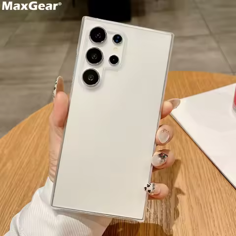 Luxury PC Hard Frameless Matte Ultra-thin Plain Phone Case For Samsung Galaxy S25 S24 S23 S22 S21 S2