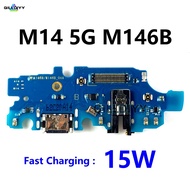 For Samsung Galaxy M14 5G M146B USB Charging Connector Board Charger Dock Port Microphone Type C Tai