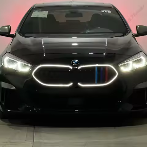 Gloss Black Grill Replacement Bodykits For BMW 2 Series F44 218i 220i M235i 2020-2025 LED Light Car 