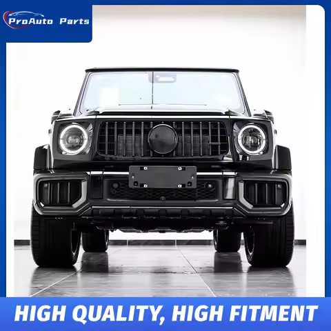 3-Piece Front Bumper Grille For Mercedes W464 G63 To W465 G63 Front Bumper Grille Easy Install No Pa