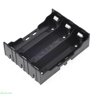 dusur7 3 Section Batteries Holder Storage Box for 3x 18650 3 7V Rechargeable Battery