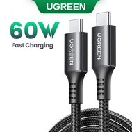 UGREEN 60W USB Type C To USB C Braided Cable For Samsung S24 Ultra iPhone 15 Pro Max Macbook iPad Xi