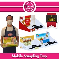 3 units Sampling Mobile Tray