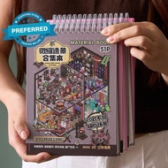 Horror Town 5.0 Sticker Book - Micro Horror Theme 3d Scenes Diy Sticker Collection For F9r2