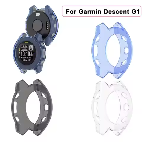 TPU Watch Protective Case Cover For Garmin Descent G1 Soft Smartwatch Shockproof Full Screen Protect