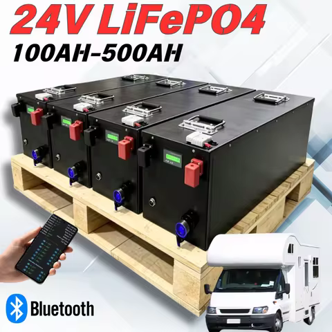 SK24V 200ah Lifepo4 Battery 100Ah 150Ah 250Ah 300Ah 350Ah 400Ah 500Ah Rechargeable for 2000W Solar S
