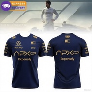 2026 Newest F1 Racing Suit + APX GP Team F1 Summer Men&Women Short Sleeve T-Shirt