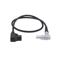 DC Power Cable for Canon C300 MK II / C200 / C200B Camera, D-tap to Right Angle 4 Pin V-Mount 16.7V