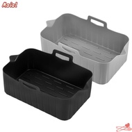 MAIAL Air Fryer Baking Tray, Rectangle Silicone Air Fryer Basket, Reusable Silicone Air Fryer Liners