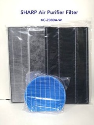 Sharp air purifier raplacement filter 聲寶牌空氣清新機代用濾網  適配型號KC-Z380A-W,KC-AE60-W,KC-860A-W, KC-C150SW,KC-W380SW-W贈送高效靜電過濾棉一張，價值$30.    尚有其他型號濾網，歡迎查詢！