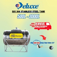 (Horizontal - TREINZ  Stainless Steel Water Tank (Tangki Air)