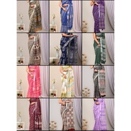 Linen Saree Print Work